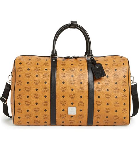 mcm duffle bag large